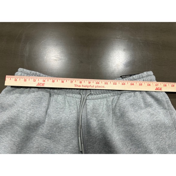 LCKR Mens Baggy Fit Fleece Cargo Sweatpants Heather Grey Large NWT Wide Leg - Picture 6 of 13